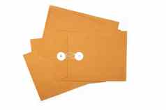棕色（的）纸信封