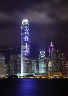 建筑显示在香港香港
