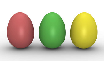 色彩斑斓的鸡蛋
