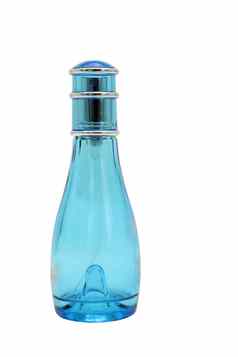 玻璃光蓝色的喷雾瓶
