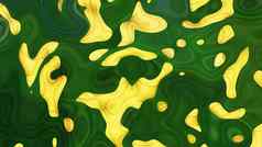 摘要织构绿色背景黄色的泡沫