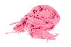 温暖的围巾粉红色的
