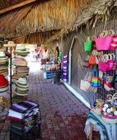 手工艺品市场墨西哥波多黎各莫雷洛斯州