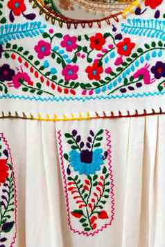 墨西哥绣花恰帕斯州衣服