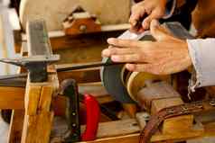 磨床传统的轮手工具锐化刀