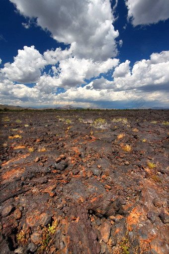 <strong>陨石坑</strong>月亮火山风景