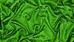 摘要背景绿色丝绸织物波