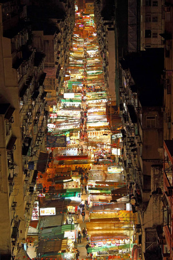寺庙街展位在香港香港