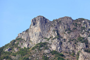 狮子岩石在香港香港