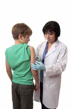 孩子疫苗接种