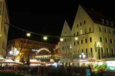 圣诞节灯饰纽伦堡德国