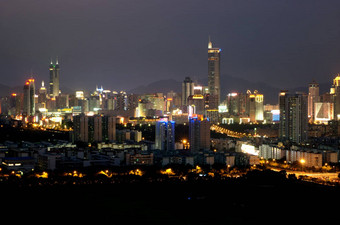深圳城市晚上风景