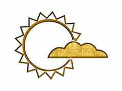 金太阳云象征