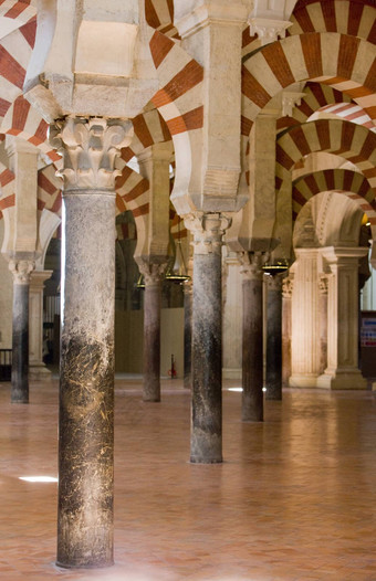 室内mosque-cathedral科尔多瓦安达卢西亚西班牙