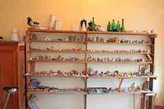 粘土玩具艺术家工作室