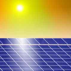 太阳能面板权力