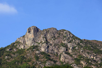 狮子岩石在香港香港