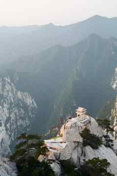 石头宝塔东峰神圣的山华山