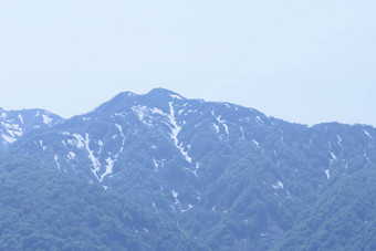 津轻海峡通过白神山地