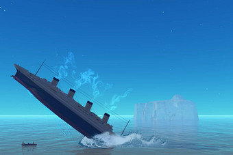 《泰坦尼克号》沉没