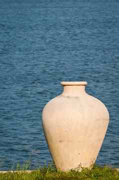 大古老的花瓶希腊风格