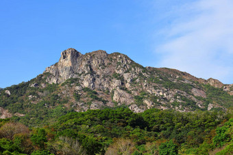 狮子岩石在香港香港