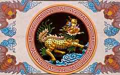 中国人狮子中国人寺庙