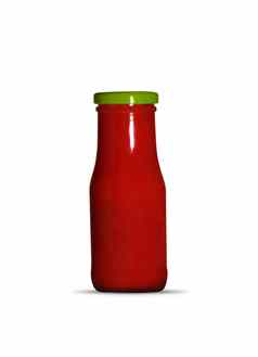 玻璃Jar热番茄酱汁