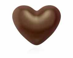 心形状的巧克力糖果