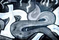 变形艺术脏墙灰色的纹理画现代
