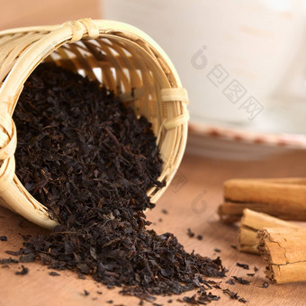 茶<strong>冲泡</strong>黑色的茶