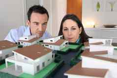 夫妇模型住房房地产