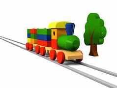 木玩具火车Rails