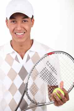肖像网球球员