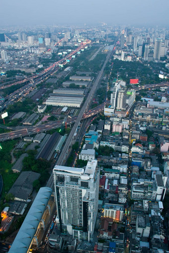 全景曼谷高速公路baiyoke天空酒店泰国