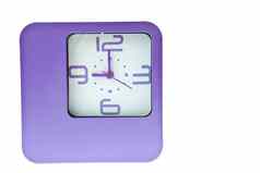 紫罗兰色的表格时钟点