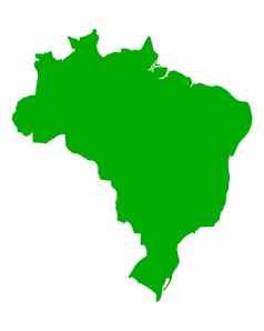 地图巴西