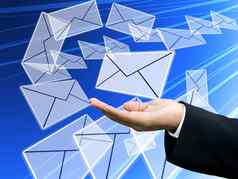发送电子邮件互联网技术概念