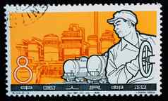 中国约邮票印刷中国显示图像化学