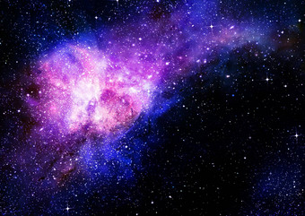 布满星星的深外空间nebual星系