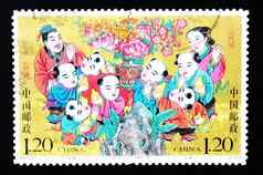 中国约邮票印刷中国显示历史故事分享梨约