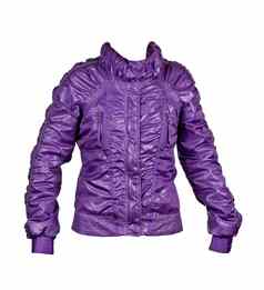 紫色的女士们时尚夹克
