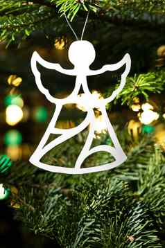 天使形状圣诞节点缀圣诞节树