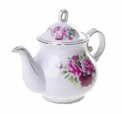 茶能陶瓷茶壶背景