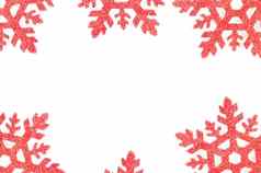 圣诞节树装饰明星孤立的白色背景
