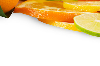 柑橘类切片水果