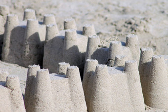 沙子城堡海滩