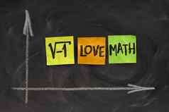 爱数学概念黑板上