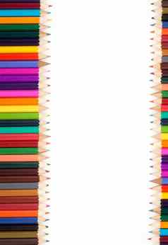 分类彩色铅笔