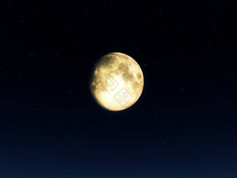 月亮晚上